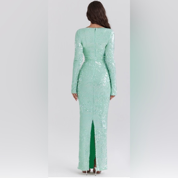 NWT HOUSE OF CB SEQUIN DRESS - Picture 8 of 9